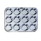 stainless steel 12 cup muffin cake pan 18 0 new