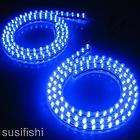96cm 96 LED Blue Aquarium Strip Lights Waterproof