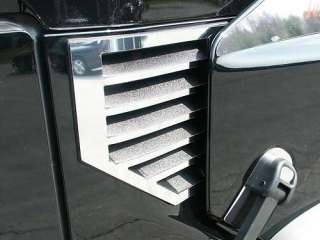 HUMMER H2 2003 2006 2PC STAINLESS COWL VENT COVERS  