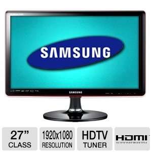 Samsung T27A300 27 LED 1080p HDTV Monitor   W/ HD Tuner, 2x HDMI 