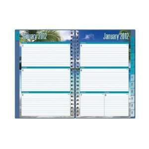   2012 Designer Weekly/Monthly Planner, Endless Summer, 8 1/2 x 5 1/2