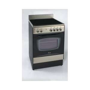  Avanti DER241BS   24Deluxe Elect Range SSteel Appliances