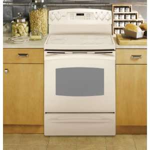  GE Bisque Freestanding Electric Range PB910TPCC 