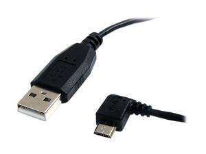    StarTech UUSBHAUB6LA 6 ft. USB A to Left Angle Micro USB 