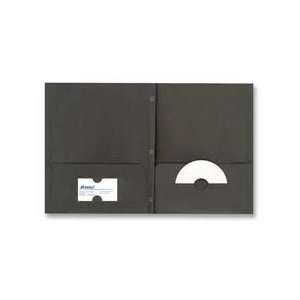  Products   Leatherette Folder, w/2 Pckts/Fstnrs, 11 3/4x9 3 