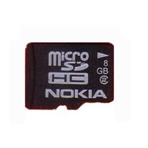  Nokia High Speed 8GB MicroSD MicroSDHC Class 2 Memory Card 8 GB 