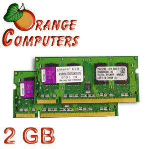   2GB DDR2 Laptop 667Mhz PC2 5300 SoDIMM RAM KVR667D2S5K2/2G memory