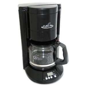  Coffee Pro Home/Office 12 Cup Coffee Maker in Black 