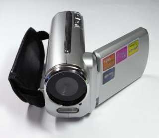 Mini Digital Video Camera DV Camcorder 12MP 4xZoom 1.8 LCD Silver 