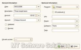 HomeBank Personal Accounting Home Finance Software  