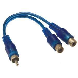 Absolute ABC 2F1M (BLUE) Y Adapter 2F 1M ABC Series RCA Interconnect 