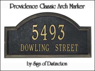 PERSONALIZED HOME OFFICE CLASSIC ADDRESS PLAQUE SIGN  
