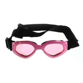 Dog Pet Eyewear UV Protective Goggles Sunglasses Pink  
