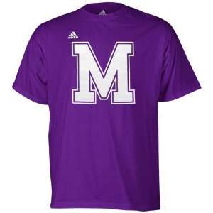  NCAA adidas Mount Union Purple Raiders Second Best T Shirt   Purple 