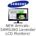 Samsung   NEW Arrivals Samsung Lavender LCD Monitor