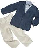    Kenneth Cole Kids Outfit, Little Boy Blazer, Shirt and Pants 