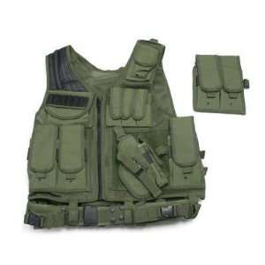  UTG Airsoft Deluxe Tactical Vest, OD Green Sports 