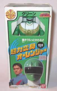 1995 Bandai Power Rangers Zeo Green Ranger Japanese Boxed  