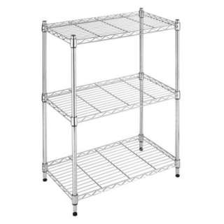 Whitmor Supreme Small 3 Tier Shelving Chrome.Opens in a new window