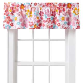 Circo® Blossom Window Valance   Aqua/Coral (54x15).Opens in a new 