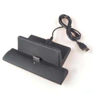 Black USB Cradle Sync Dock Charger For Apple iPad 2  