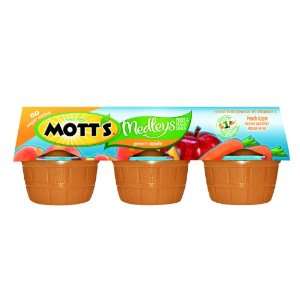 Motts Medleys Peach Apple Fruit and Veggie Snack, 3.9 Ounce (Pack of 