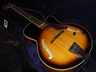   Item 40th Ann. Peerless Monarch Jazz Archtop guitar w/ Hardcase  