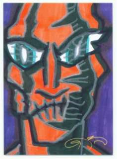 JEFF HARDY ARTWORK CARD #109 TNA XTREME 2010  