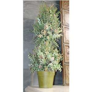  24 Potted Artificial Eucalyptus Topiary Tree #55682