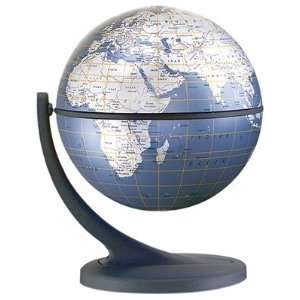  Wonder Globe 4.3 Blue/Silver Metallic World Globe Toys 