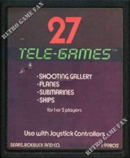 TARGET FUN (Tele Games #27) CHEAP for Atari 2600 System  