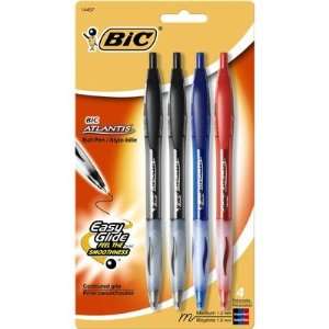  BIC ATLANTIS Ballpoint Pen,Pen Point Size 1mm   Ink Color 