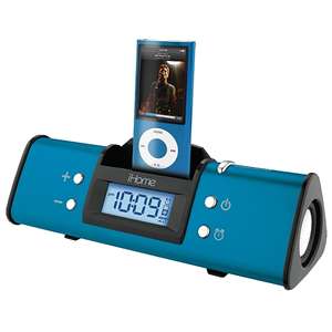 iHome IH16LXC Alarm Clock Stereo Speaker for iPod  047532894110 
