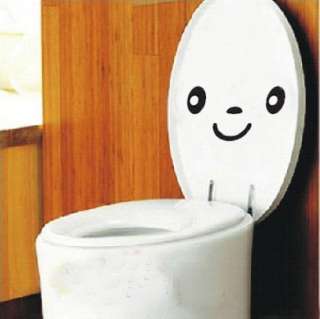 Cute Toilet Expressions Decor Mural Art Wall Sticker Decal S014 