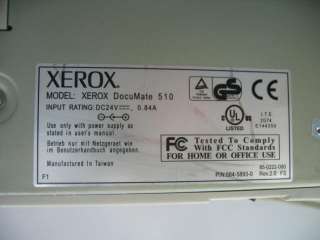 Xerox DocuMate 510 Flatbed Scanner Auto Document Feeder  