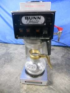 BUNN OMATIC STF 15 COFFEE BREWER MAKER 3 WARMERS 12 CUP AUTOMATIC 