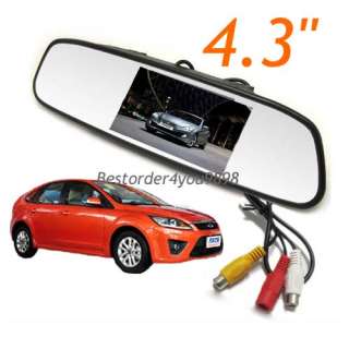   Screen LCD Car Rearview Mirror Monitor For Car Rear View DVR Camera