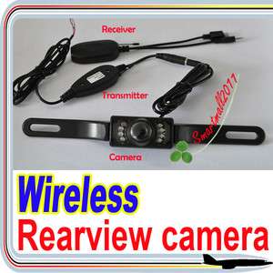 Mini DIY Car Monitor Wireless Reverse Rear View Camera AV IN night 