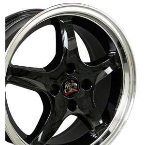 Cobra R 4 Lug Deep Dish Style Wheels with Machined Lip Fits Mustang (R 