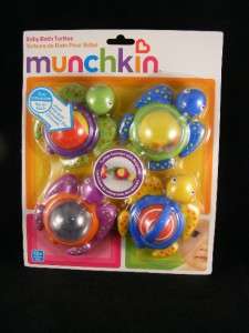 Munchkin Baby Bath Turtles Magnetic Floats 12+M 735282100840  