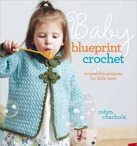 Baby Blueprint Crochet Patterns Sweater Bib Booties NEW  