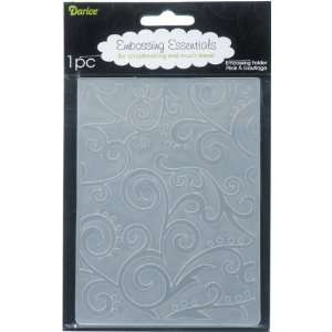  Embossing Folder, Scroll Background