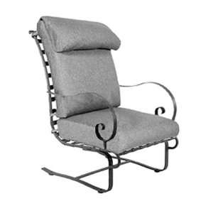   Back Spring Base Club Chair With Built In Head Pillow 956 SBFTC30GR
