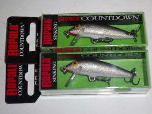 RAPALA CD 5 BALSA COUNT DOWN LURES / IN SILVER COLOR  
