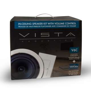 Bazooka Vista 6.5 Ceiling Speaker With Slider Volume  