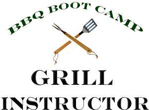 BBQ Boot Camp Grill Instructor Funny Bar B Que Apron  