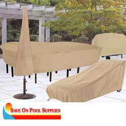 Outdoor Patio Furniture Umbrella Winter Cover  