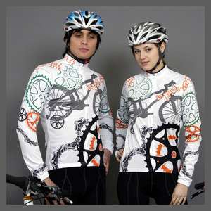   [Bike Parts]   Cycling Bike Cycle Long Sleeve Jersey Shirt Bicycle