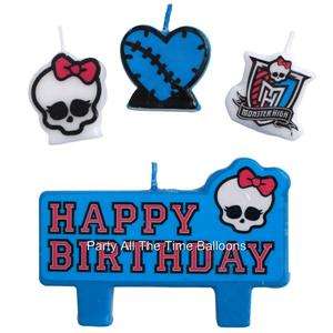 MONSTER HIGH Birthday Party Candles Kids Cake Cupcake Topper  