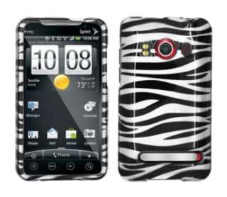 For HTC EVO 4G SPRINT Zebra Black/White Glossy Image Case Mobile Phone 